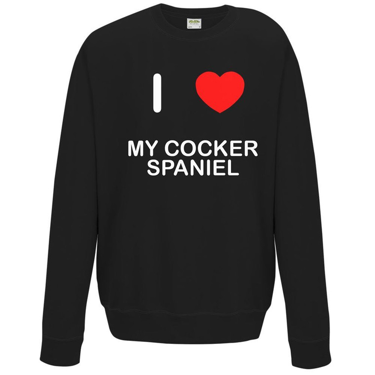 I Love My Cocker Spaniel - Sweater