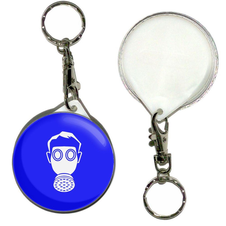 Respiratory - 55mm Button Badge Key Ring