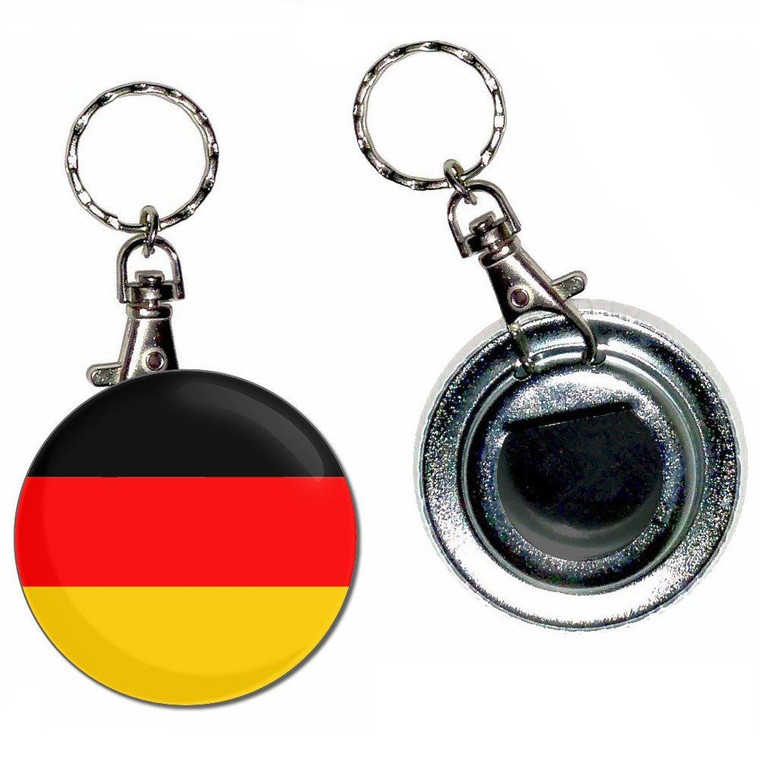 Germany Flag - 55mm Button Badge Bottle Opener Germany Flag - 55mm Button Badge Bottle Opener