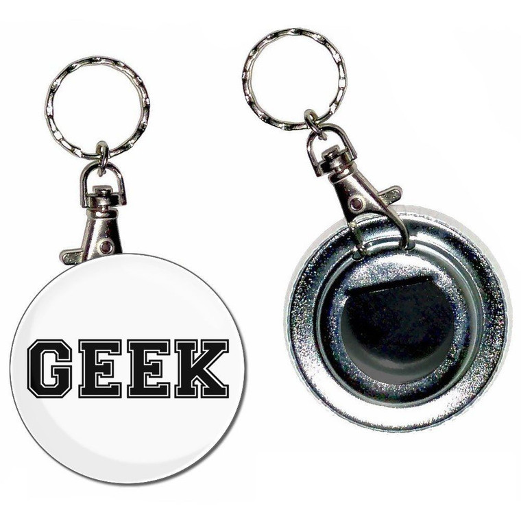 Varsity Geek - 55mm Button Badge Bottle Opener