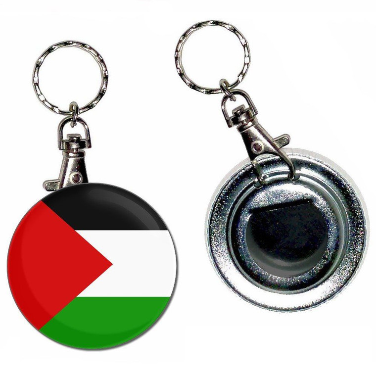 Palestine Flag - 55mm Button Badge Bottle Opener