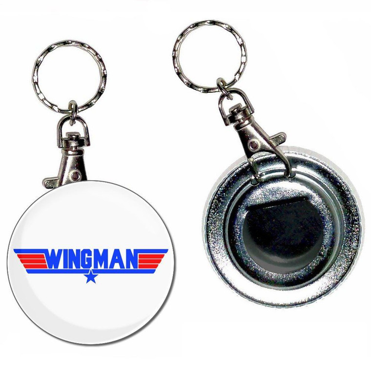 Wingman - 55mm Button Badge Bottle Opener