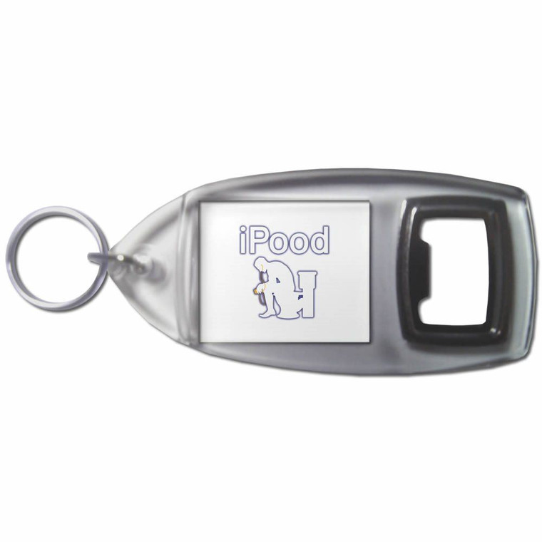 Ipood - Plastic Key Ring Bottle Opener