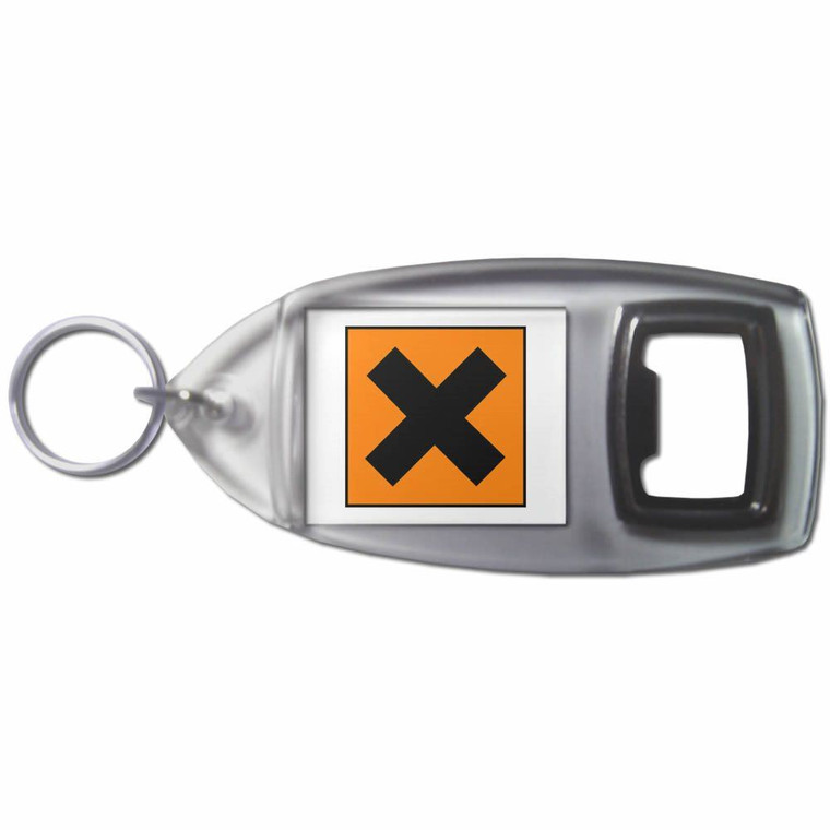 Irritant - Plastic Key Ring Bottle Opener