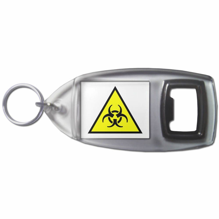 Biohazard - Plastic Key Ring Bottle Opener