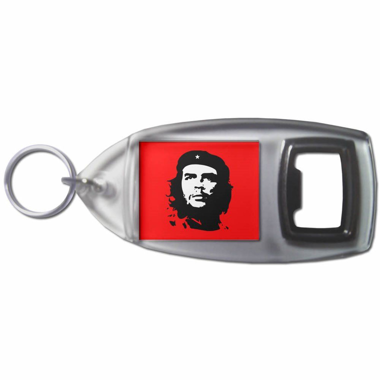 Che Guevara - Plastic Key Ring Bottle Opener
