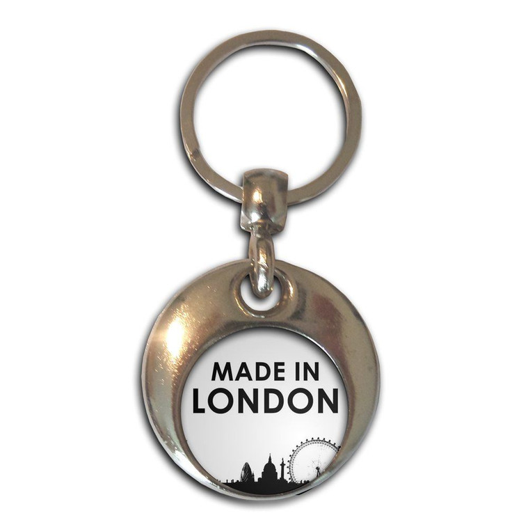 Made in London - Round Metal Key Ring