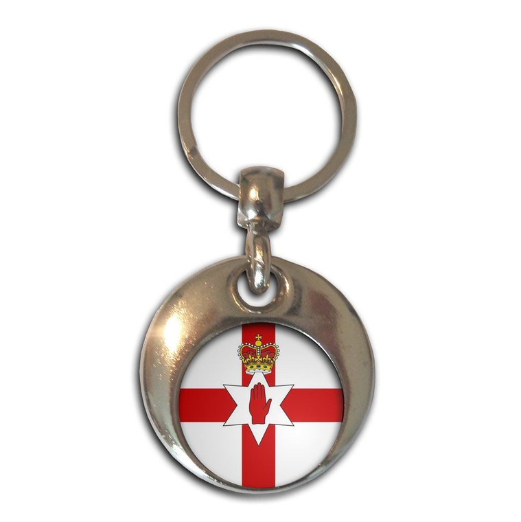 Northern Ireland Flag - Round Metal Key Ring