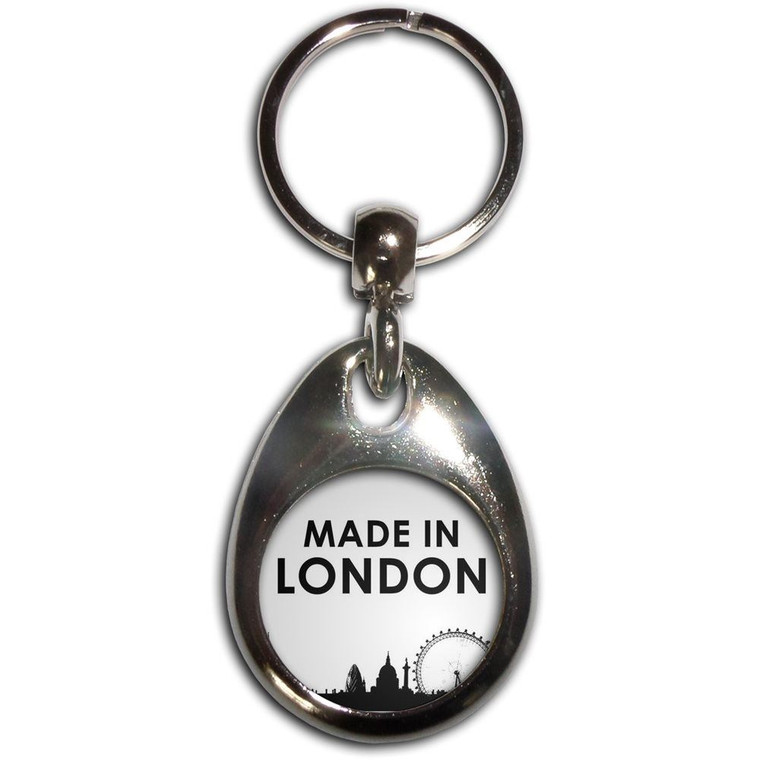 Made in London - Tear Drop Metal Key Ring Made in London - Tear Drop Metal Key Ring
