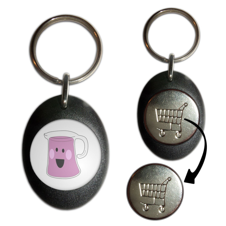 Jug of Juice - Shopping Trolley Key Ring