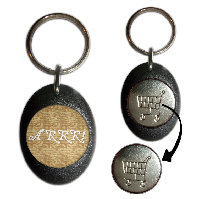 Arrr - Shopping Trolley Key Ring