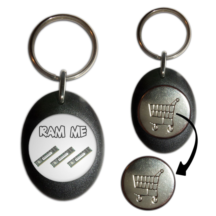 Ram Me - Shopping Trolley Key Ring
