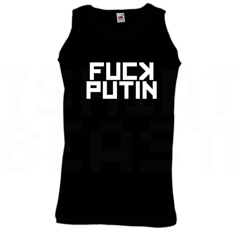 F*ck Putin - Quality Printed Cotton Gym Vest