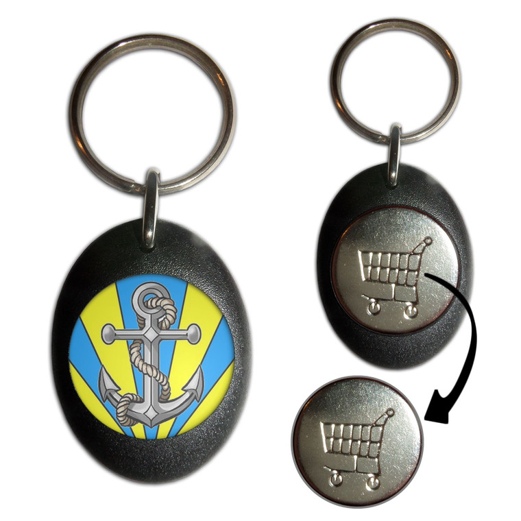 Anchor - Shopping Trolley Key Ring