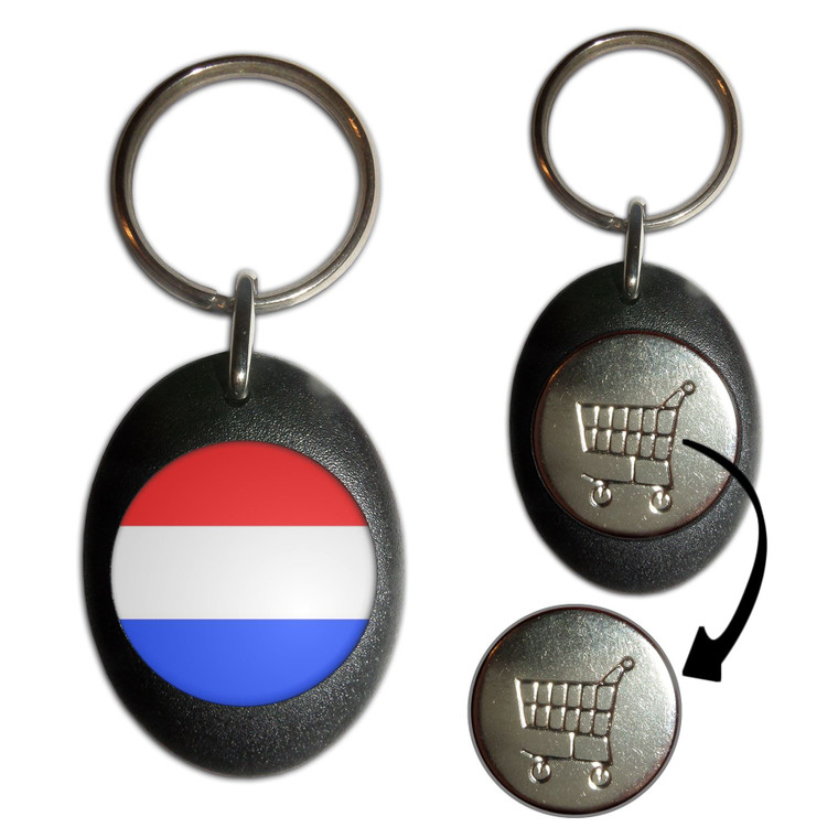 Holland Flag - Shopping Trolley Key Ring