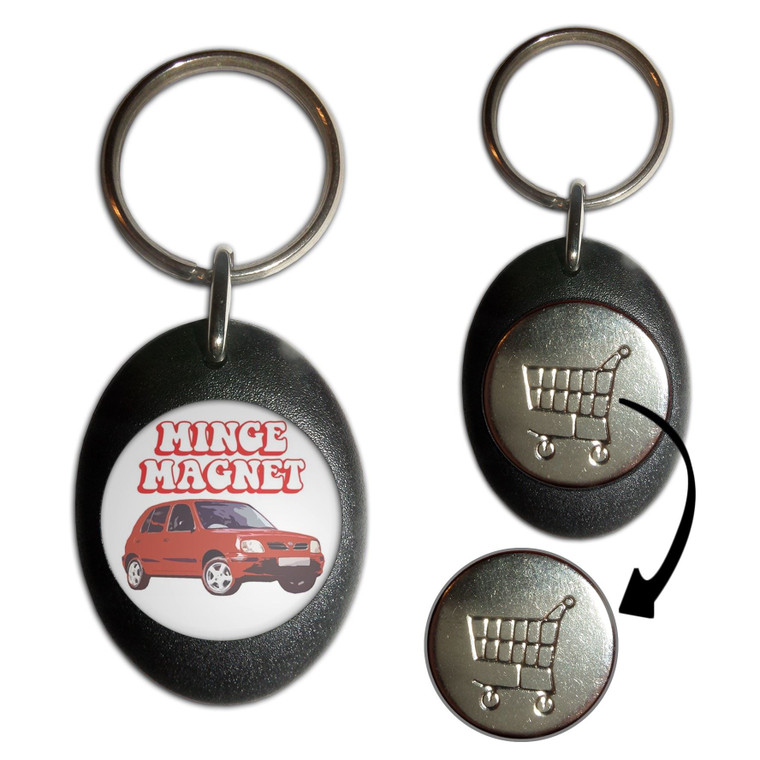 Minge Magnet - Shopping Trolley Key Ring