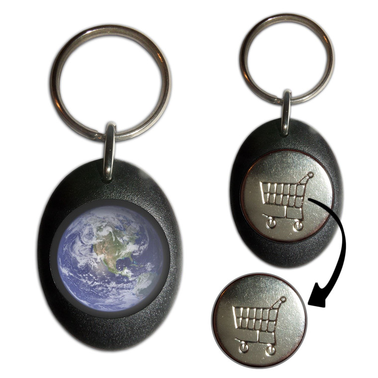 Earth - Shopping Trolley Key Ring