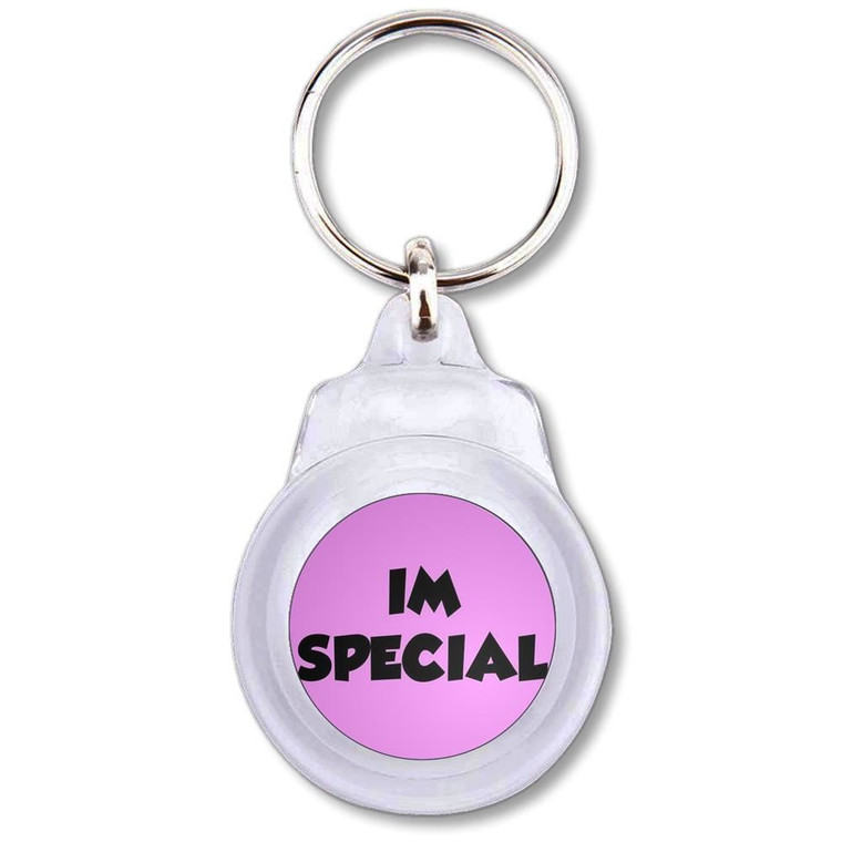 Im Special - Round Plastic Key Ring
