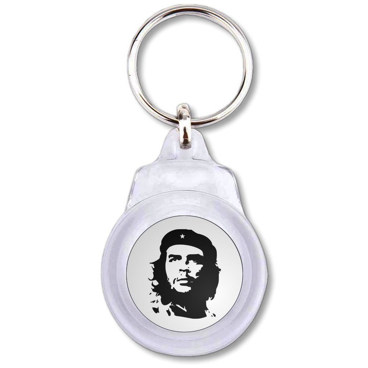 Che Guevara - Round Plastic Key Ring