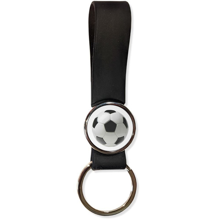 I Love Football - Silicone Loop Key Ring