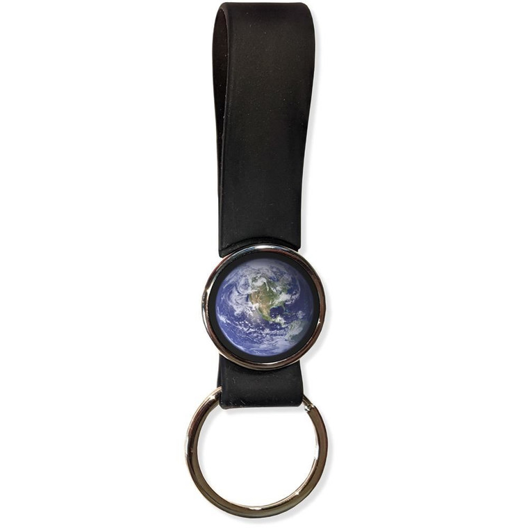 Earth - Silicone Loop Key Ring