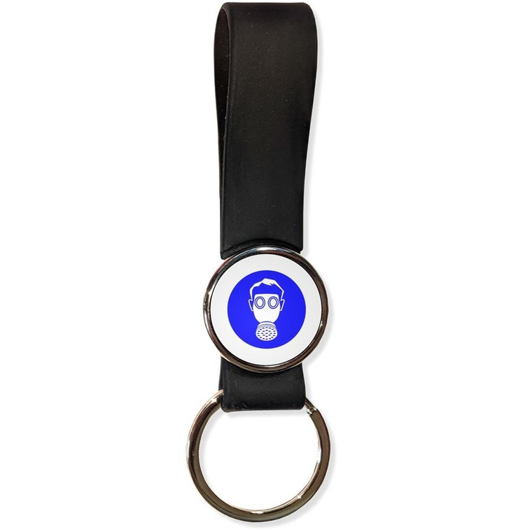 Respiratory - Silicone Loop Key Ring