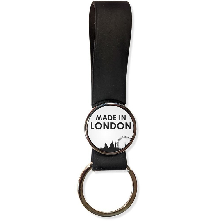 Made in London - Silicone Loop Key Ring Made in London - Silicone Loop Key Ring
