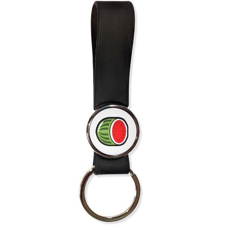 Fruit Machine Melon - Silicone Loop Key Ring Fruit Machine Melon - Silicone Loop Key Ring