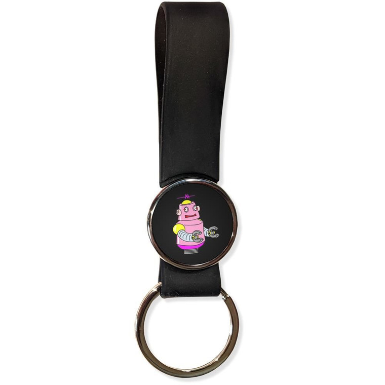 Black Girl Robot - Silicone Loop Key Ring