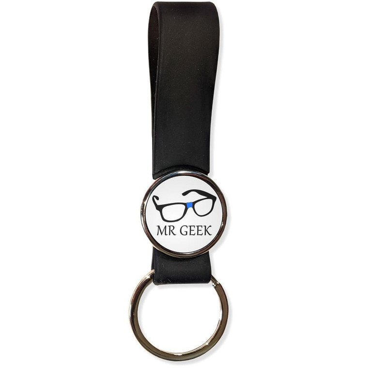 Mr Geek - Silicone Loop Key Ring