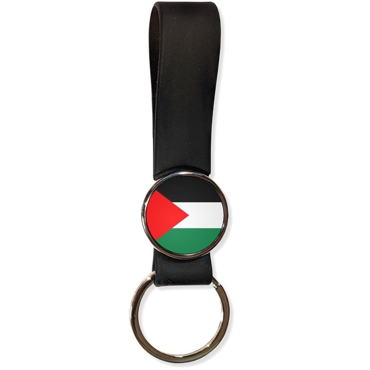 Palestine Flag - Silicone Loop Key Ring