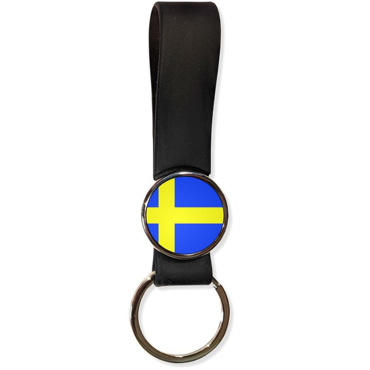 Sweden Flag - Silicone Loop Key Ring