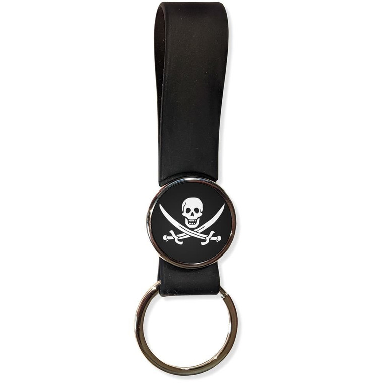 Jolly Roger - Silicone Loop Key Ring