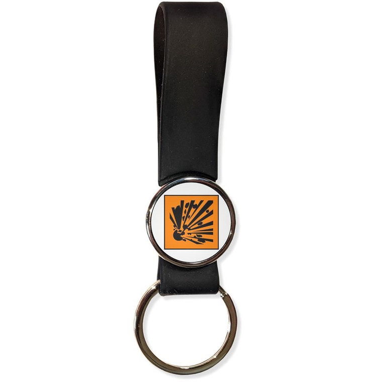 Explosives - Silicone Loop Key Ring