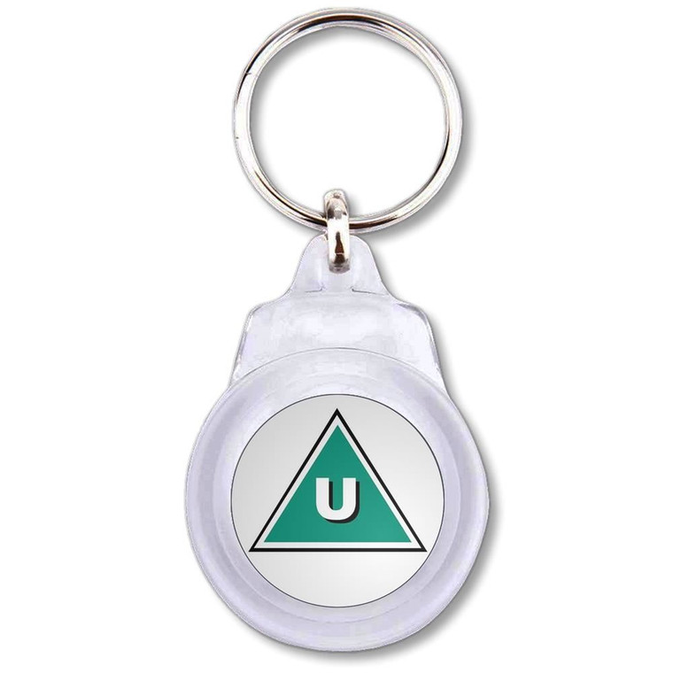 U Certificate - Round Plastic Key Ring
