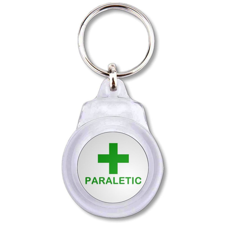 Paraletic - Round Plastic Key Ring