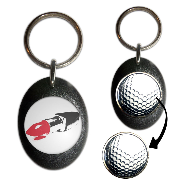 Lipstick - Golf Ball Marker Key Ring
