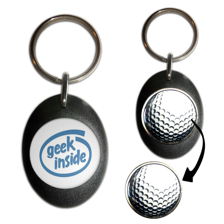 Geek Inside - Golf Ball Marker Key Ring