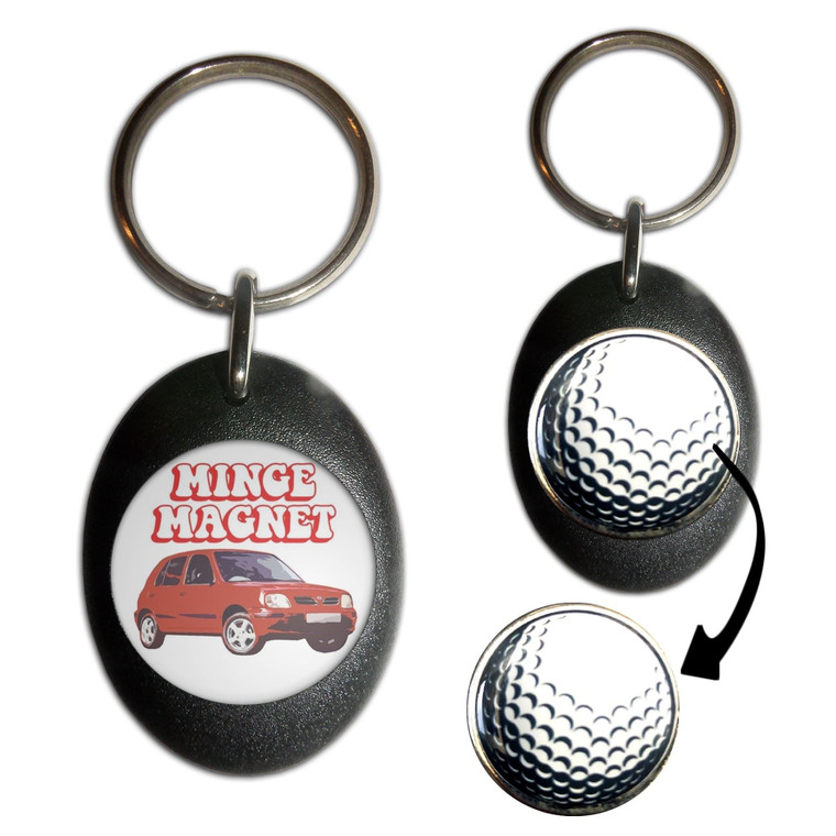 Minge Magnet - Golf Ball Marker Key Ring