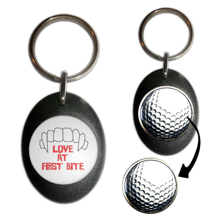 Love At First Bite - Golf Ball Marker Key Ring