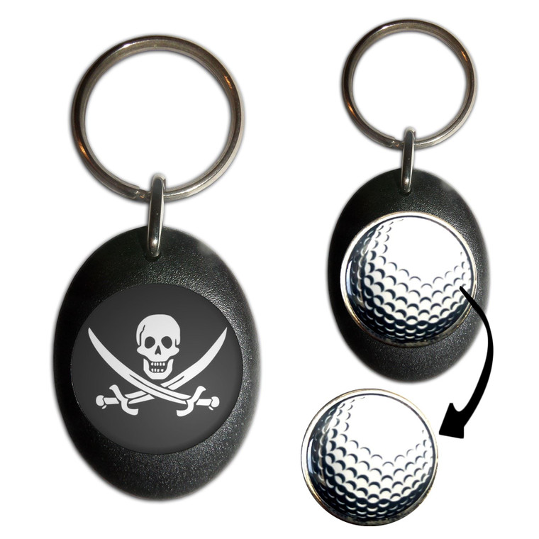 Jolly Roger - Golf Ball Marker Key Ring