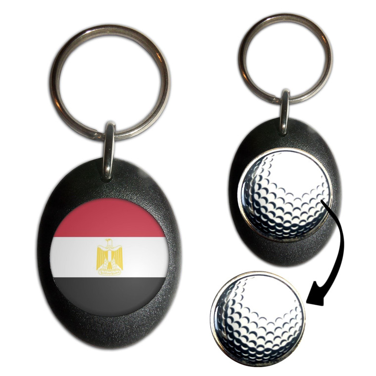 Egypt Flag - Golf Ball Marker Key Ring