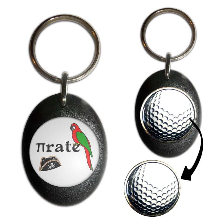 Pi Rate - Golf Ball Marker Key Ring