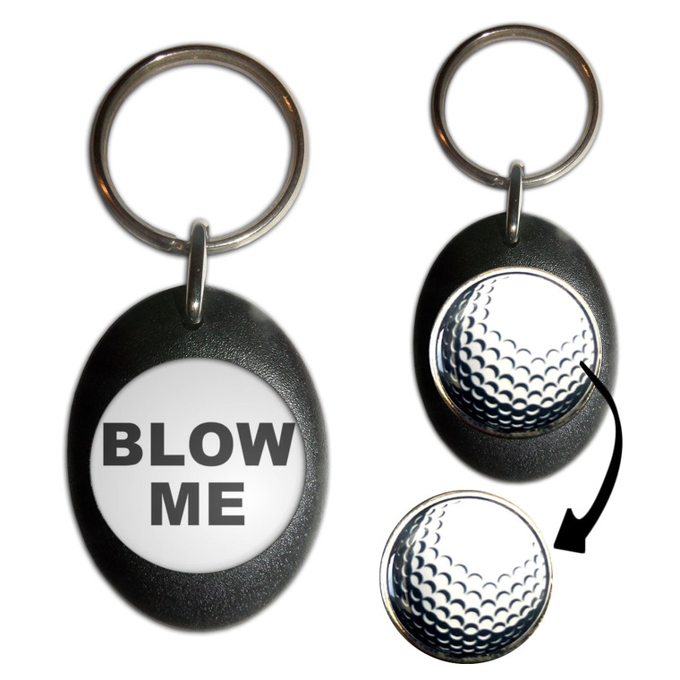 Blow Me - Golf Ball Marker Key Ring