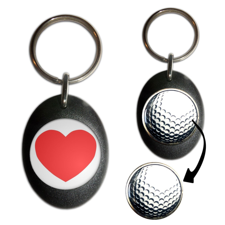 Heart - Golf Ball Marker Key Ring