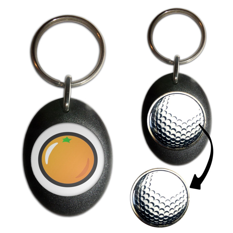 Fruit Machine Orange - Golf Ball Marker Key Ring
