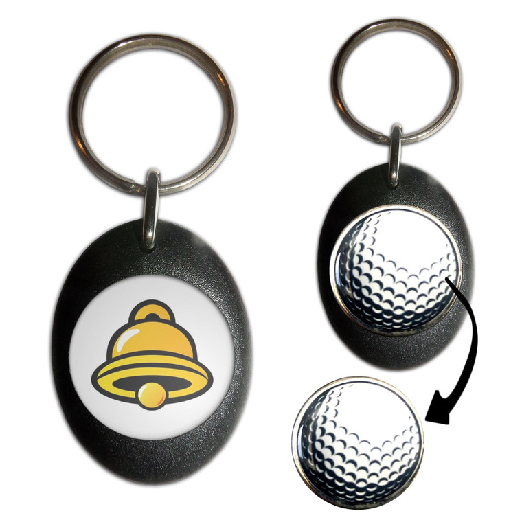 Fruit Machine Bell - Golf Ball Marker Key Ring