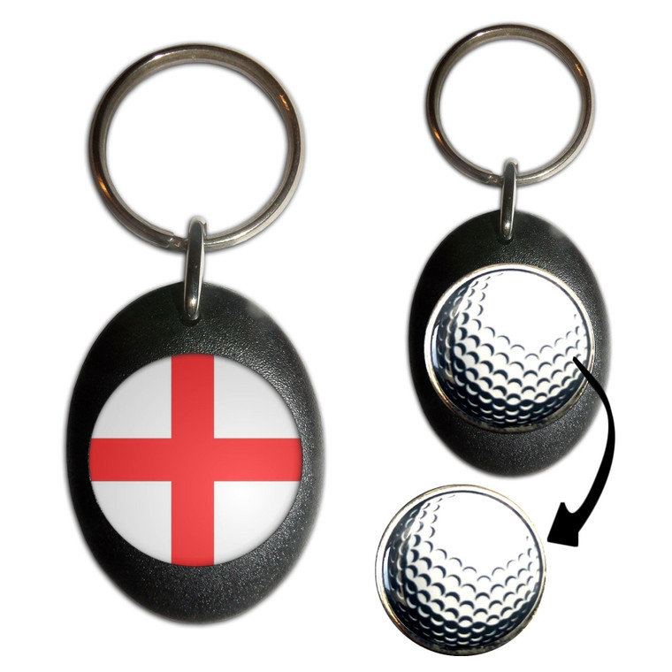 England Flag - Golf Ball Marker Key Ring