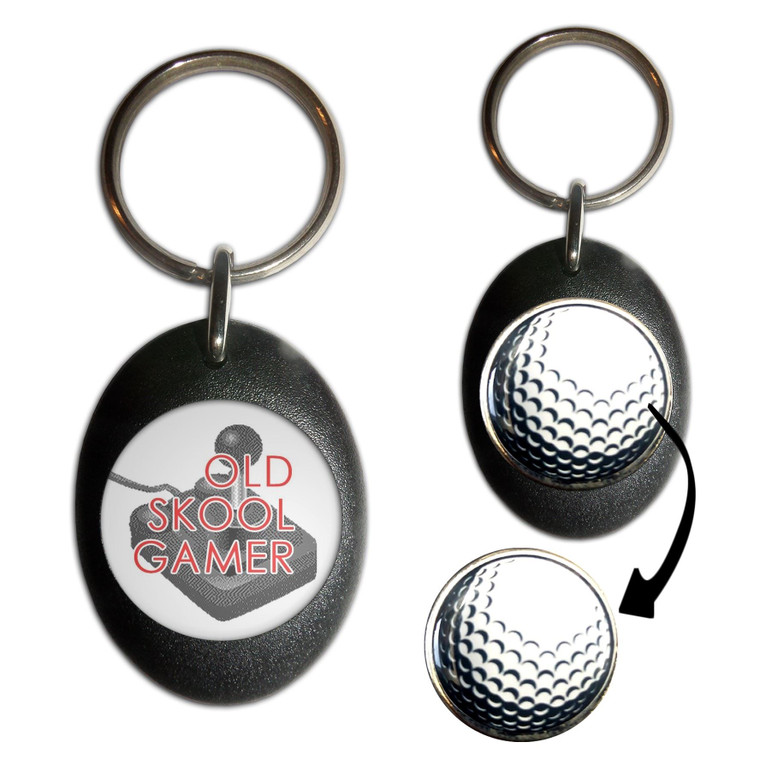 Old Skool Gamer - Golf Ball Marker Key Ring