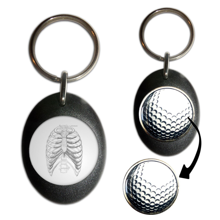 Ribcage - Golf Ball Marker Key Ring